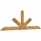 Ekena Millwork Saratoga Rough Sawn Timber Gable Bracket, Western Red Cedar, 108"W x 36"H x 2"D x 6"F, 8/12 Pitch GBW108X36X0206SAR00RWR - alternate 4